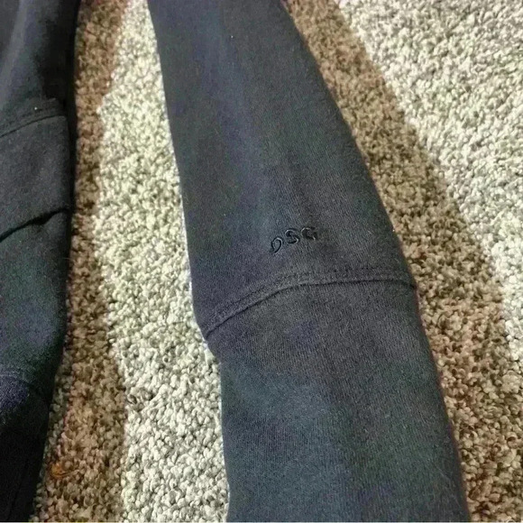 DSG Women's Tulip Hem Funnel Neck Pullover Black Sz Small - Picture 4 of 9